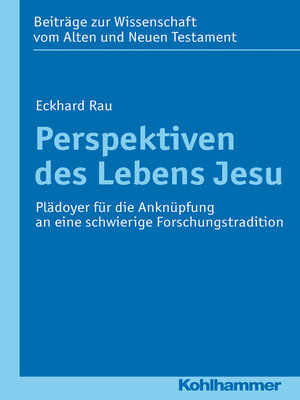 cover image of Perspektiven des Lebens Jesu